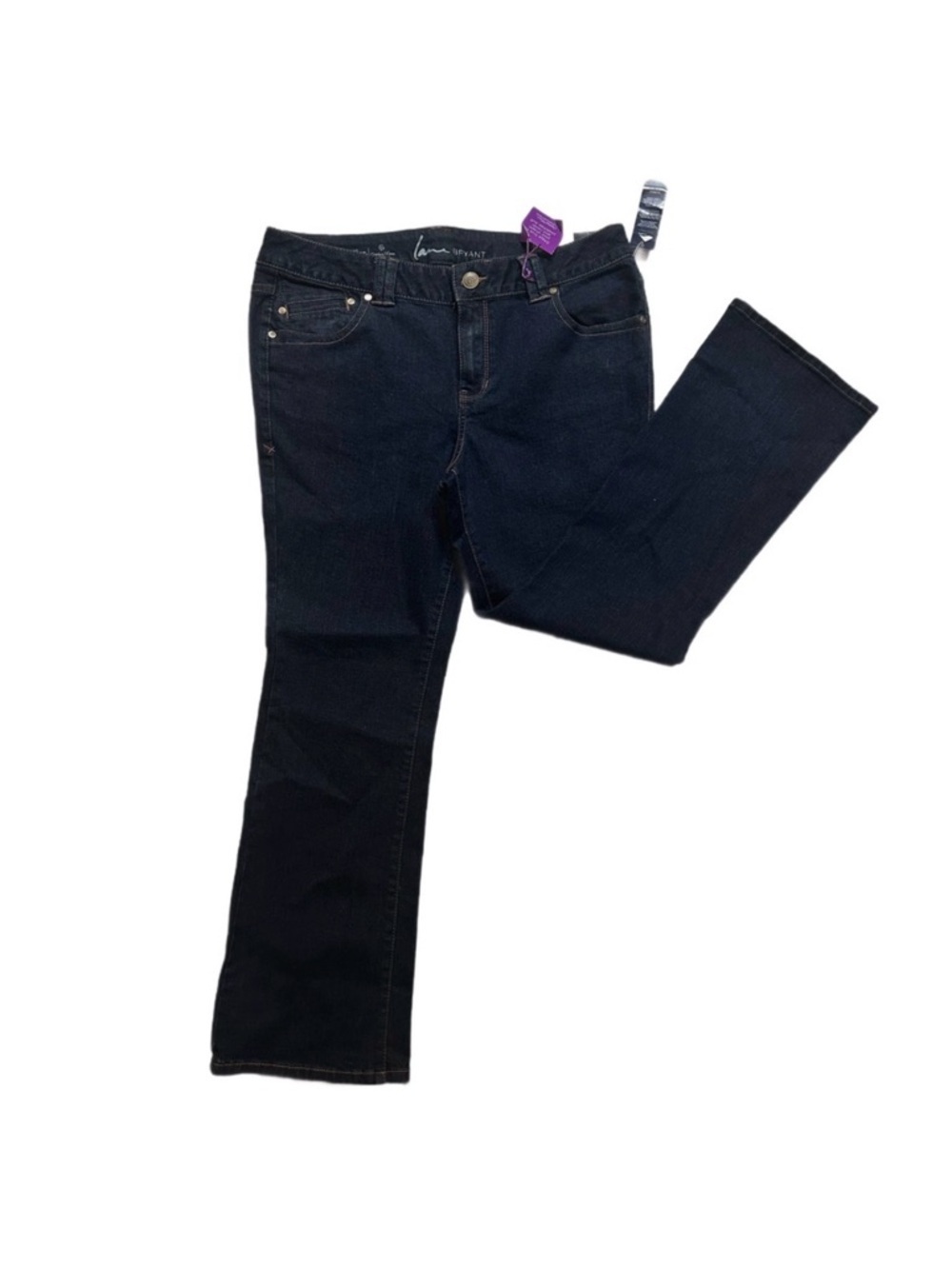 LANE BRYANT Dark Indigo Boot Cut Stretch Jeans Women’s Petite Size 18P Denim